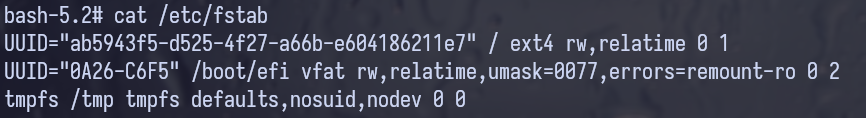 fstab